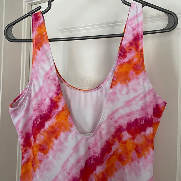 Tie Dye One Piece Bathing Suit - Picture 3 of 5